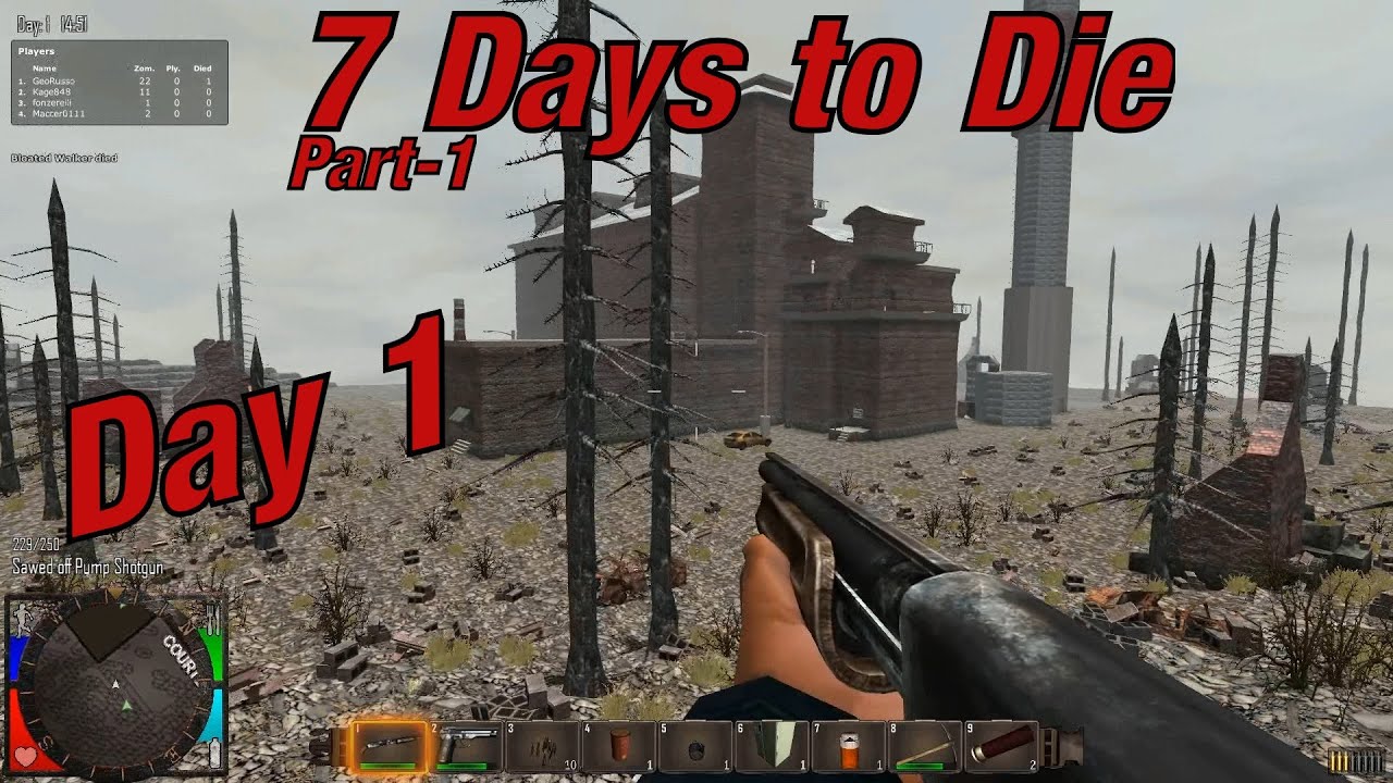 7 Days to Die MPS Let's Play - Part 1: Day 1