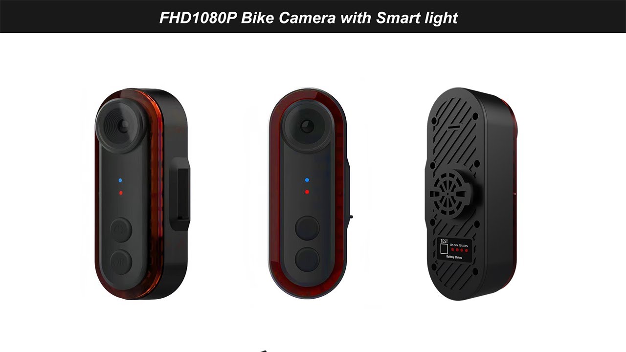How to operate the new FHD1080P Bike camera with tail light and WiFi APP