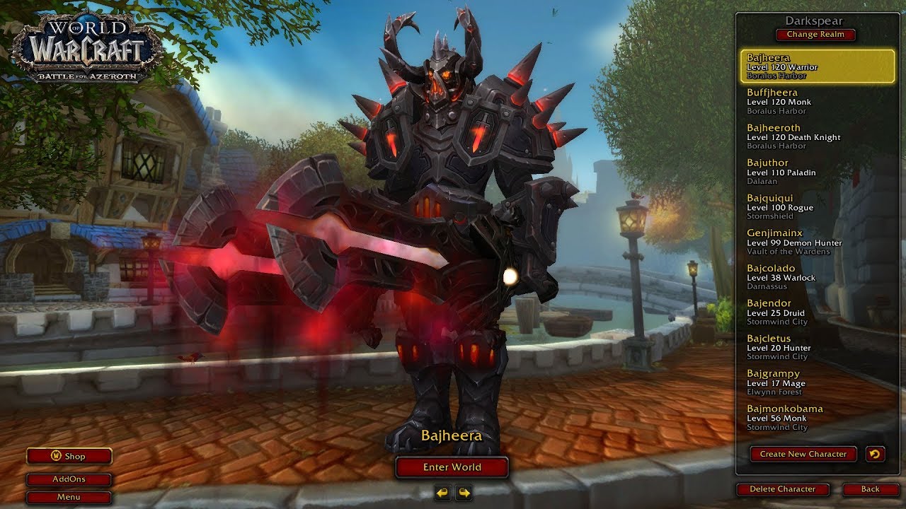 Bajheera - 2200+ Fury Warrior / Resto Druid 2v2 Arena - WoW BFA 8.1.5 Warrior PvP