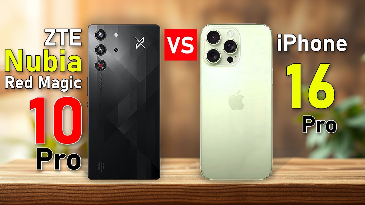 ZTE Nubia Red Magic 10 Pro VS Iphone 16 Pro