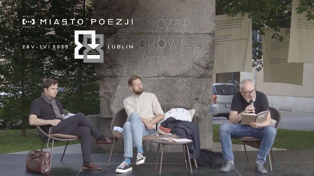 Czas na poezję: swoje wiersze czytają Jakub Kornhauser, Mariusz Grzebalski | Miasto Poezji 2025