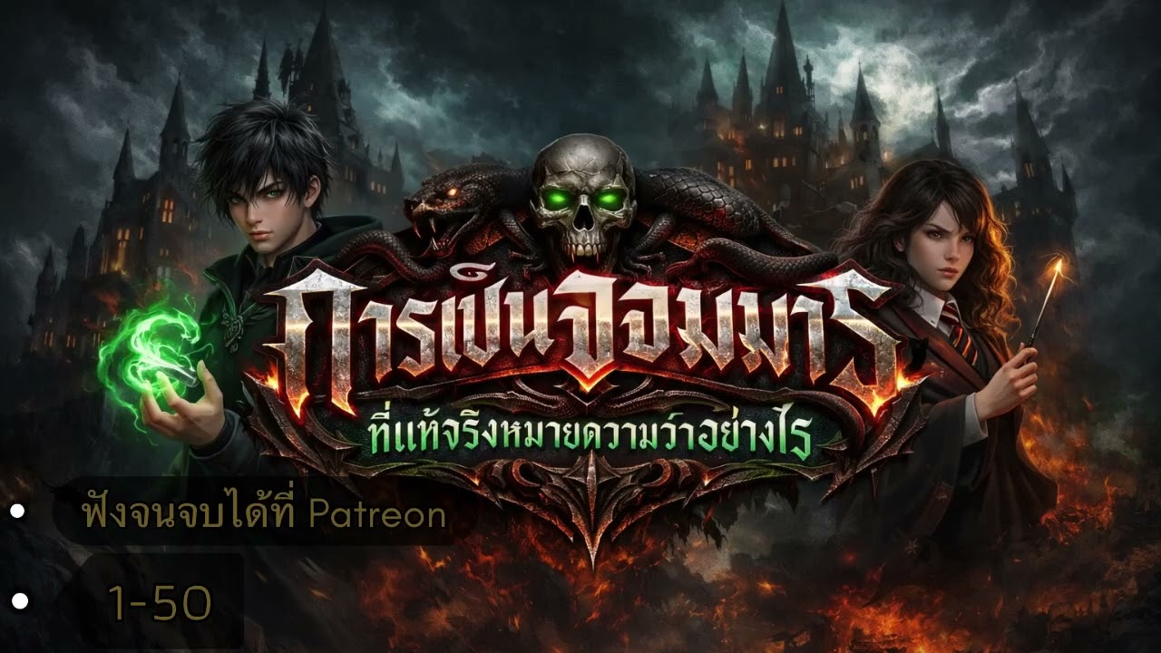 ฮอกวอตส์ : การเป็นจอมมารที่แท้จริงหมายความว่าอย่างไร 1-50 [ ฟังจนจบได้ที่ Patreon ] ✅