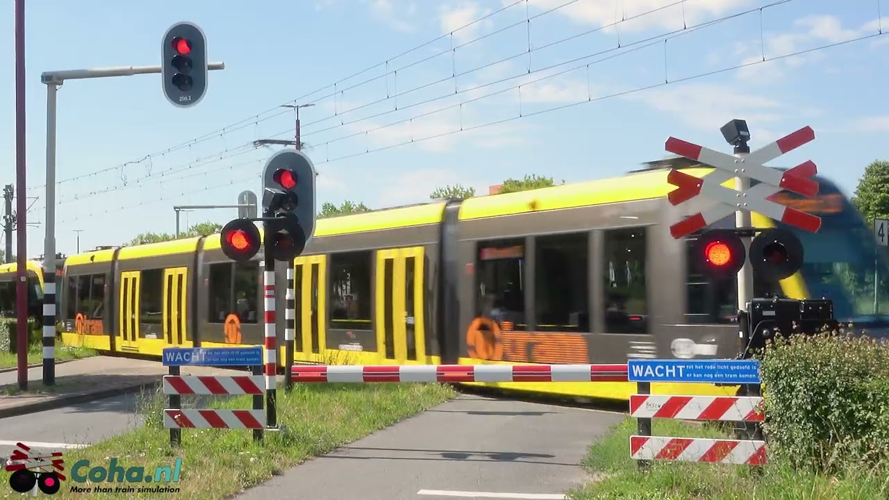 Spoorwegovergang Nieuwegein (Zuilenstein) 😍4K😍 // Dutch railroad crossing
