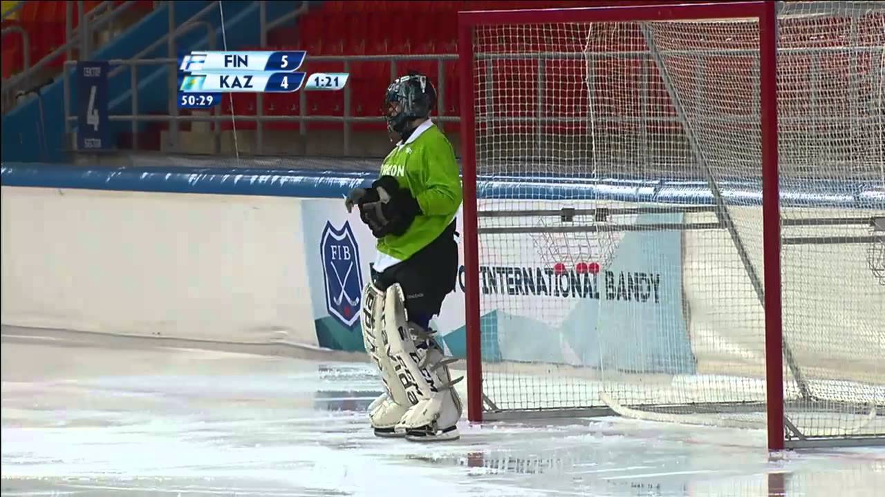 Finland - Kazakhstan (Bandy world championship, Khabarovsk)