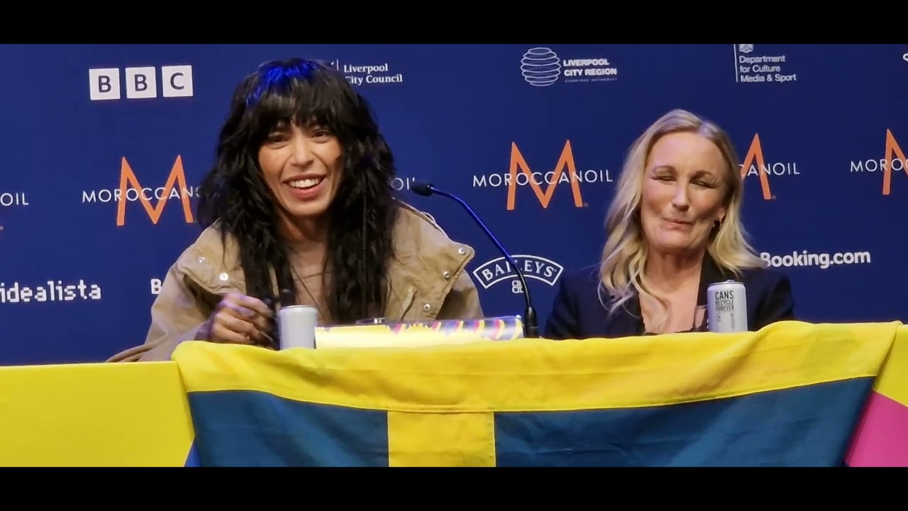Eurovision 2023 SWEDEN Loreen  - Press Conference SF1