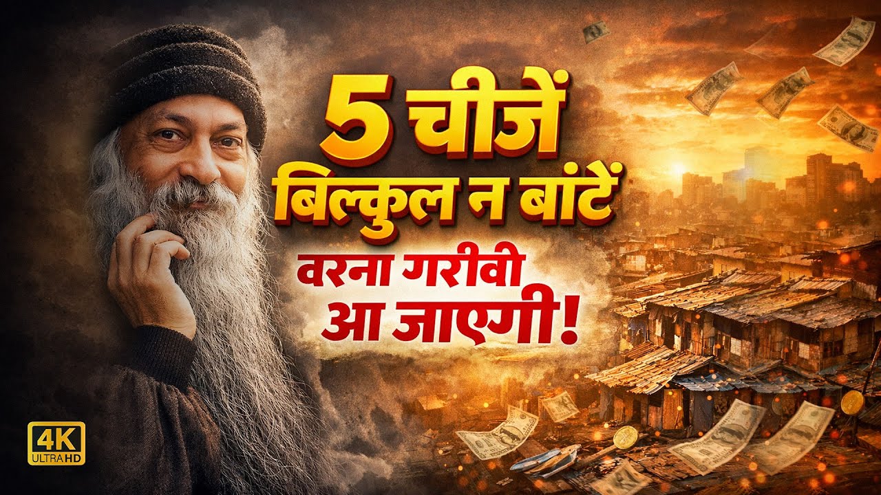 5 चीजें बिल्कुल न बांटें | वरना गरीबी आ जाएगी | Osho Motivation Hindi