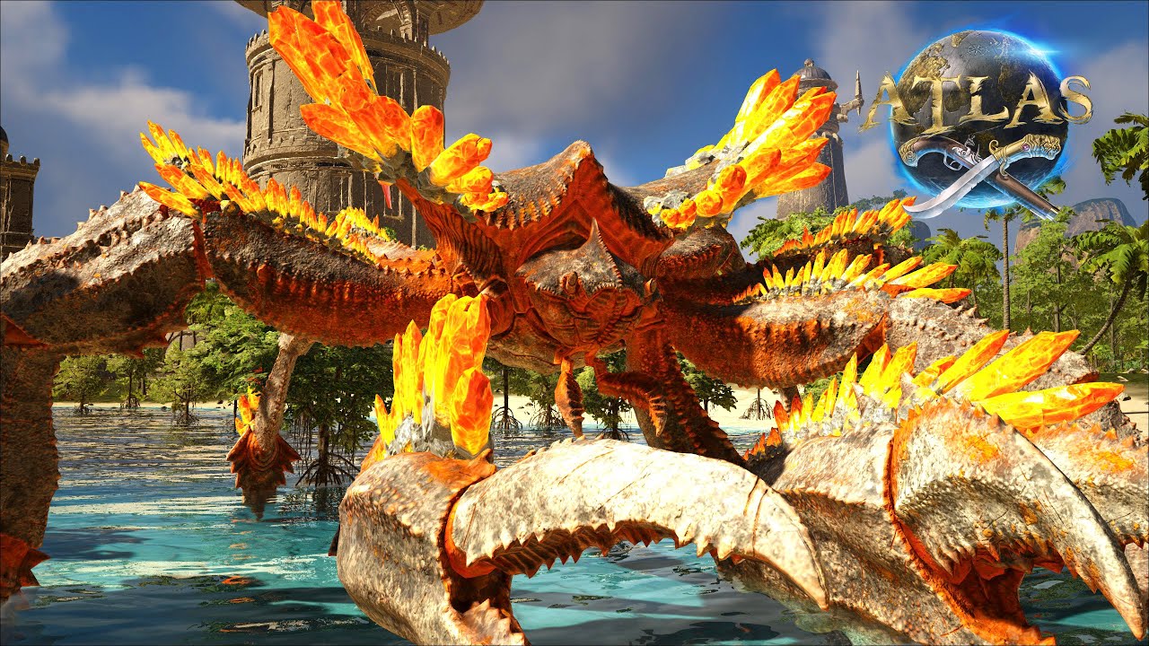 We Fought the Giant Crab Boss in Atlas! - Atlas Official PVP Ep 3