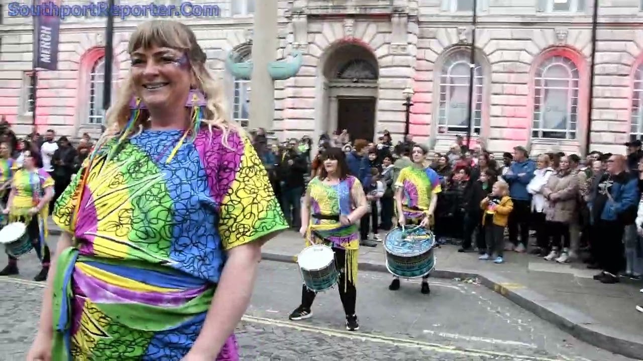 Liverpool, Katumba at the Queen Anne naming ceremony