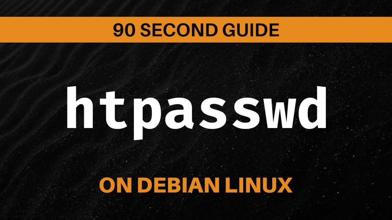 How to Use htpasswd to Add Login to Nginx - Debian Linux