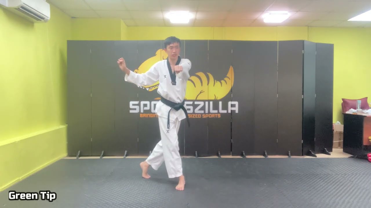 Green Tip Pattern | Singapore Taekwondo Tutorial