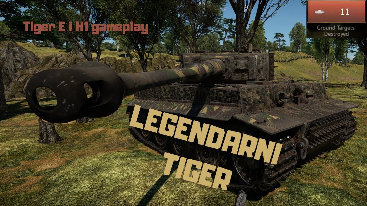 WAR THUNDER BALKAN - moćni njemački TIGER (4k)