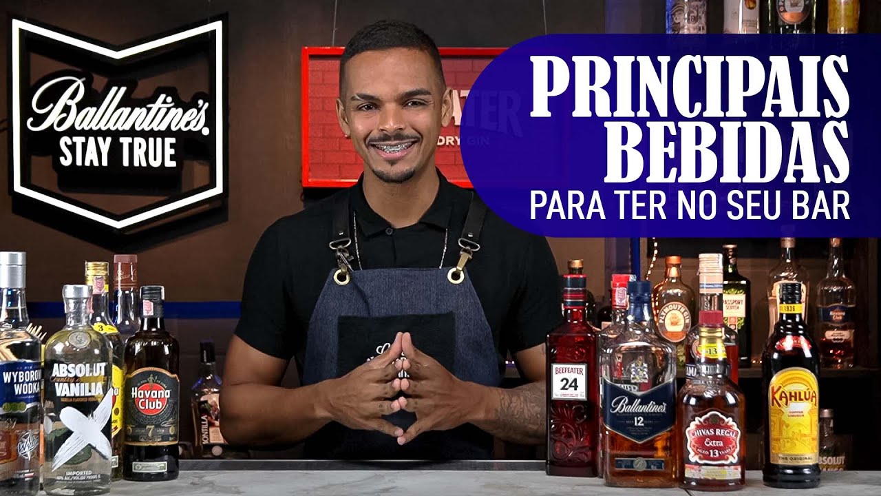CONHECIMENTO: As principais bebidas para ter no bar - Clube do Barman