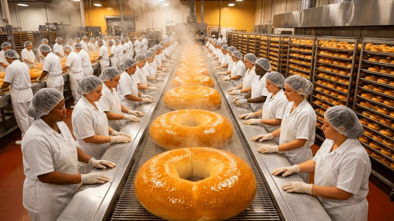 Inside Mega Factory: How Thousands of Bagels Are Made Daily