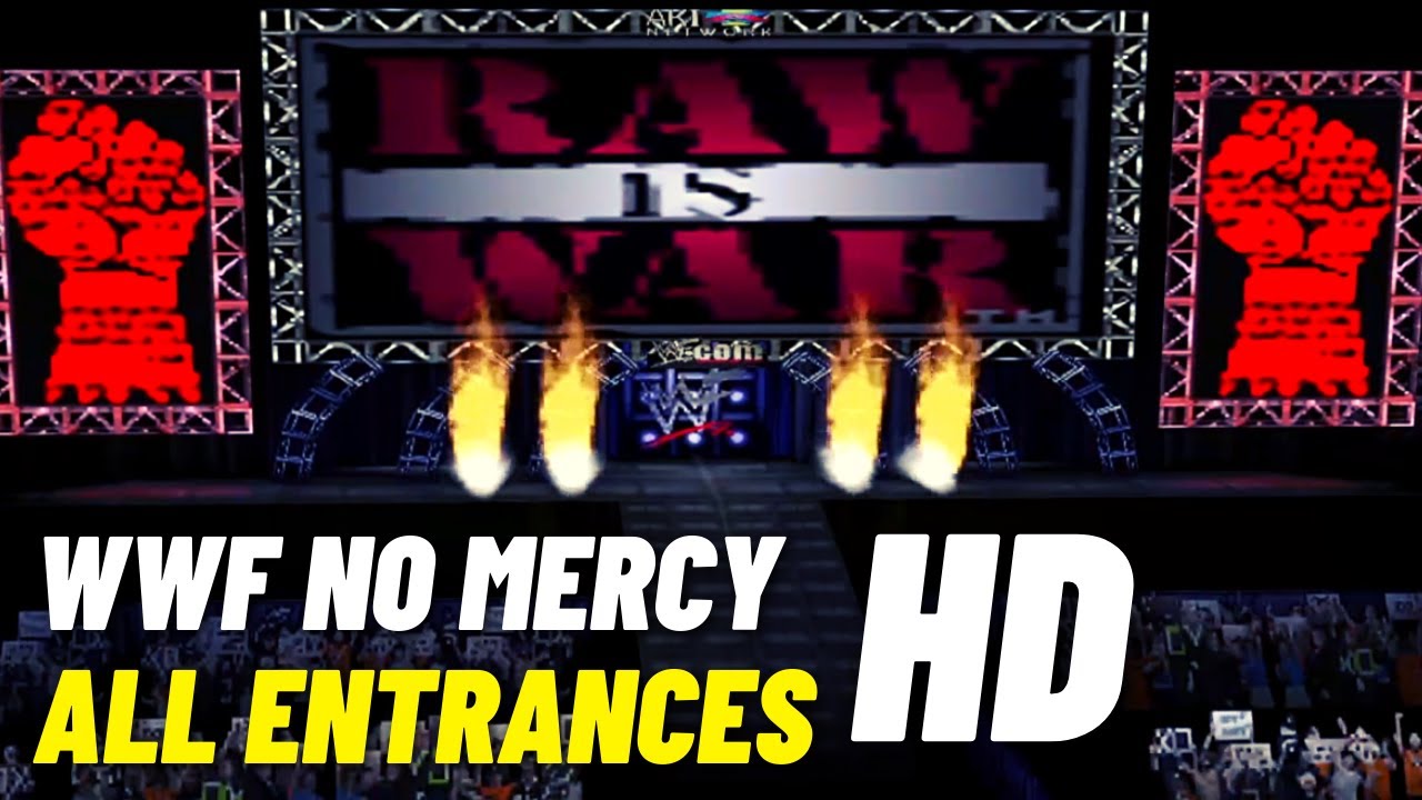 WWF No Mercy - All Entrances (HD 1080p) RAW Arena