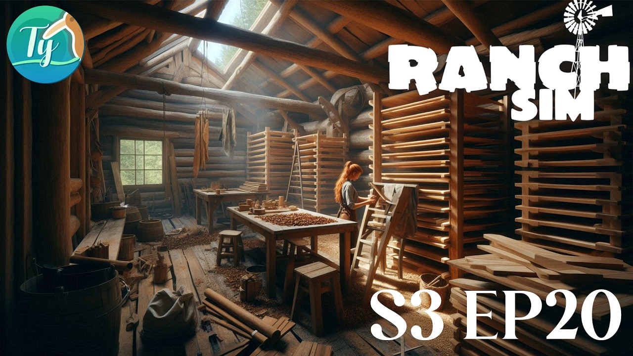 Ranch Simulator S3Ep20:On lance la construction des armoires de séchage et des tables de préparation