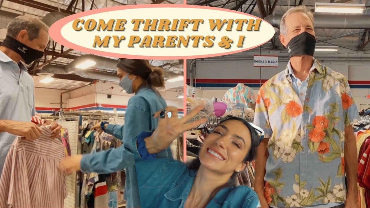 styling my parents at one of the BEST THRIFT SHOPS EVER (near LA) *SUPERTHRIFT*