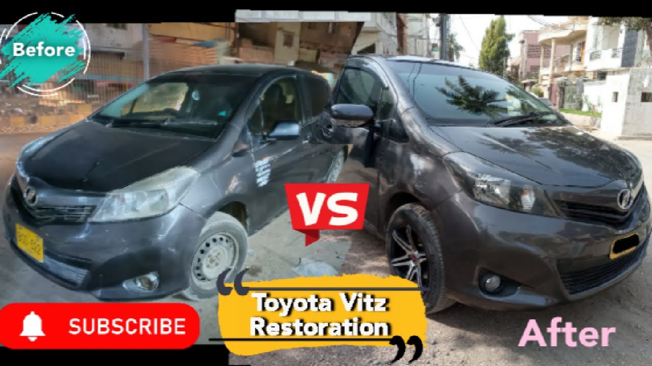 Toyota Vitz 2014 || Restoration || Vitz || Part 1|| Karachi || Pakistan