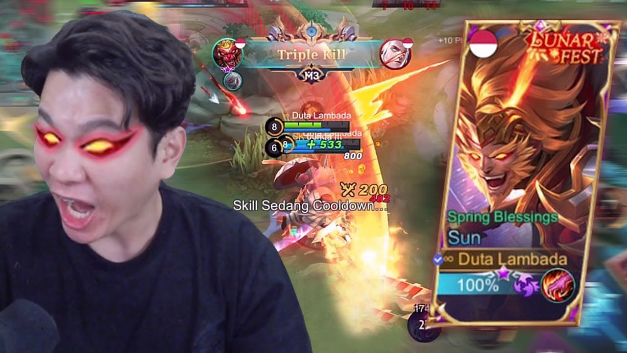 Review Skin Sun Lunar Fest, Tongkatnya Bisa Nembak?! - Mobile Legends