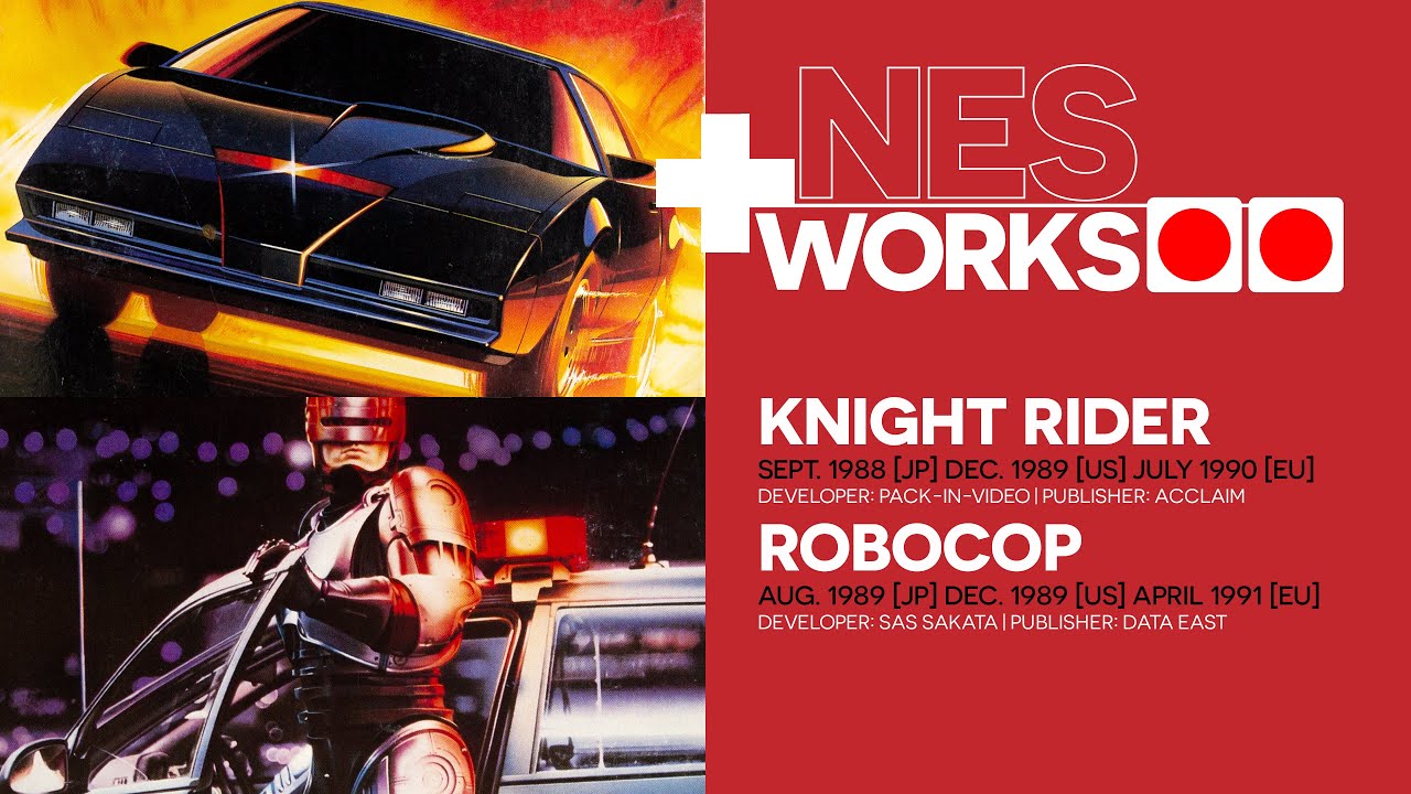 Cybercrime fighters: Knight Rider & RoboCop | NES Works 158