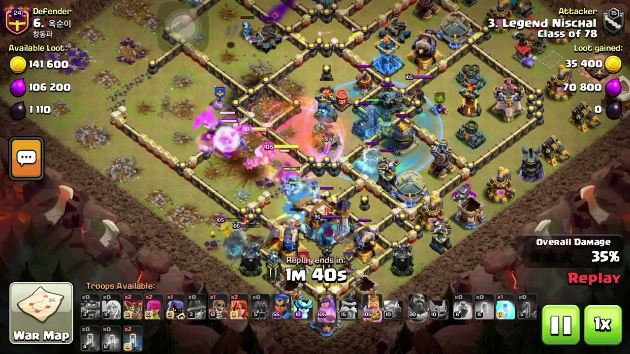 3 star to TH18 in CWL 