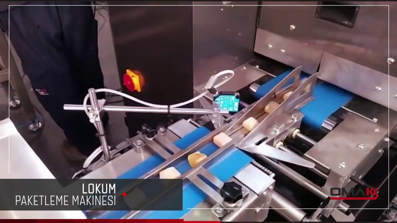 Lokum Paketleme Makinası / Turkish Delight Packaging Machine - OMAKS Makina