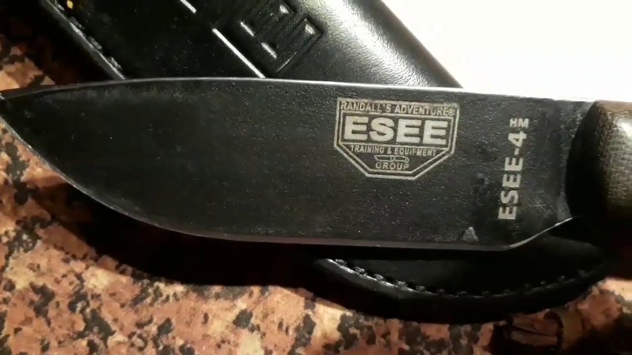 My new ESEE 4 (HM) Rowen custom, nr. 1345.