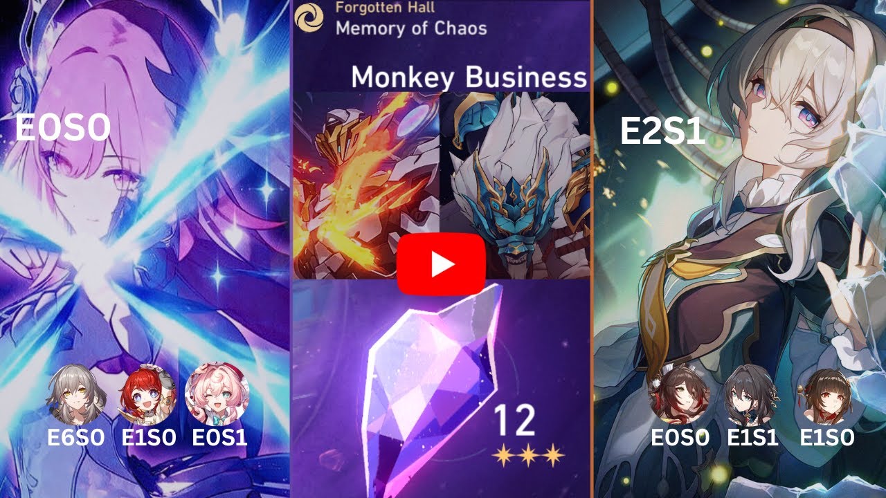 E0S0 Cyrene Main Carry & E2S1 Firefly (before Dahlia release) Showcase | 3.7 MOC | Honkai Star Rail