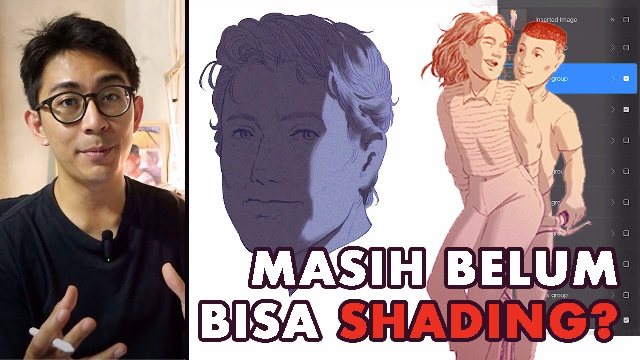 Tutorial menentukan letak bayangan (tutorial shading ilustrasi)
