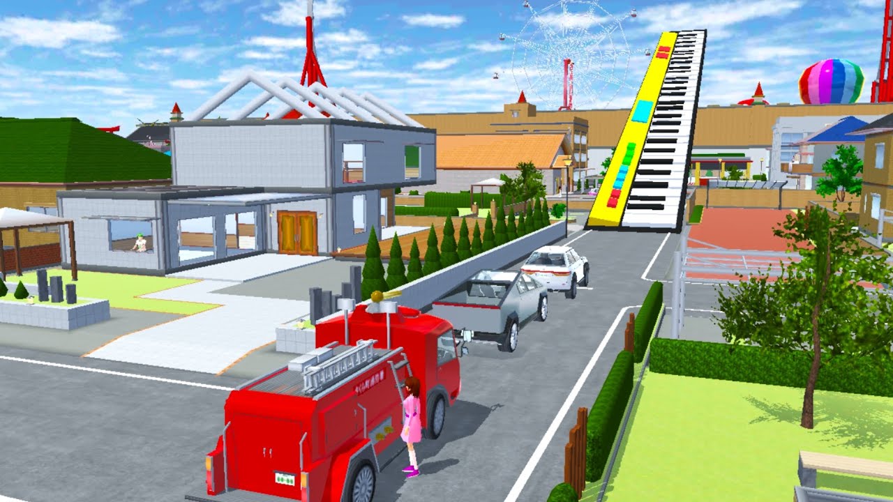 Tanjakan Piano Baru Berbunyi Indah 🤣 sakura school simulator
