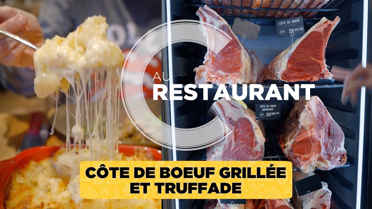 Côte de boeuf grillée et truffade