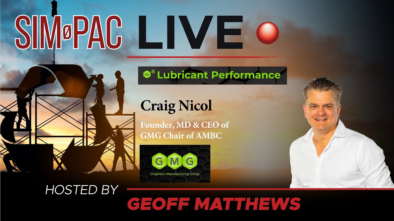 SIM-PAC Live Short Take - Graphene Lubricant Performance, with Craig Nicol, Founder GMG.