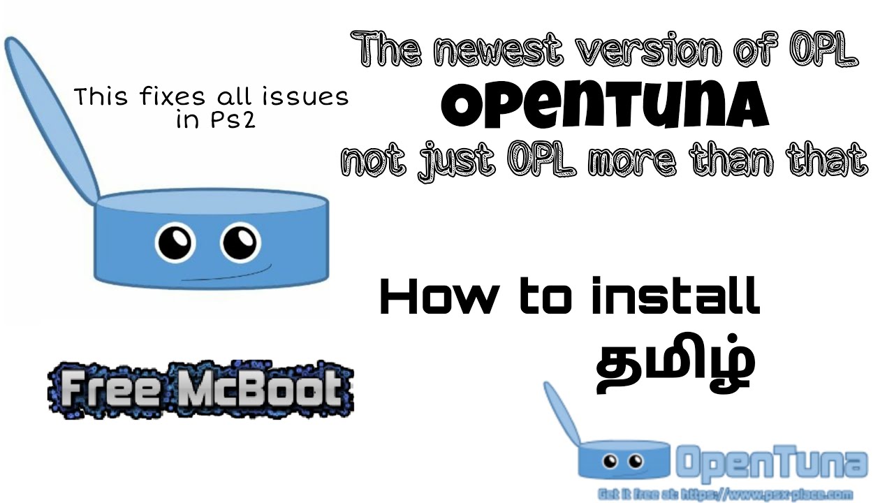 How to install Opentuna latest version of OPL for Ps2 | 2021 | Fixes all the issues in Ps2 | Tamil
