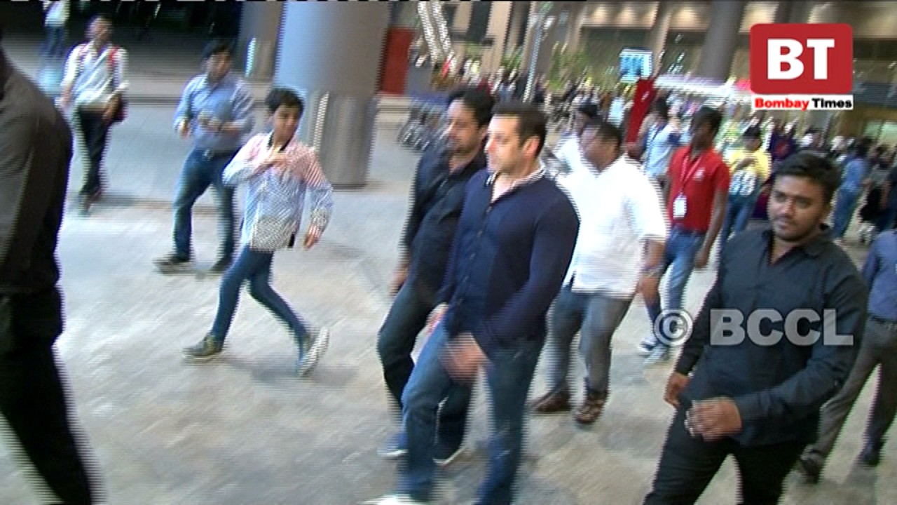 Salman Khan spotted at the Airport