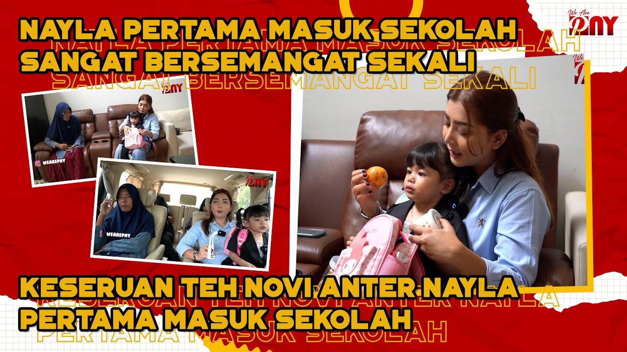 NAYLA SEMANGAT KETIKA PERTAMA KALI MASUK SEKOLAH