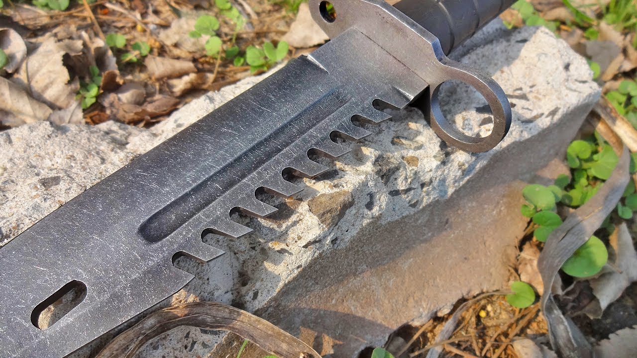 Fabricación de cuchillo Bayoneta M9