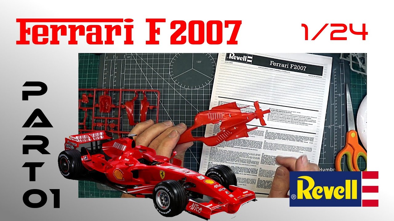 Scale model car / Ferrari F 2007 / REVELL 