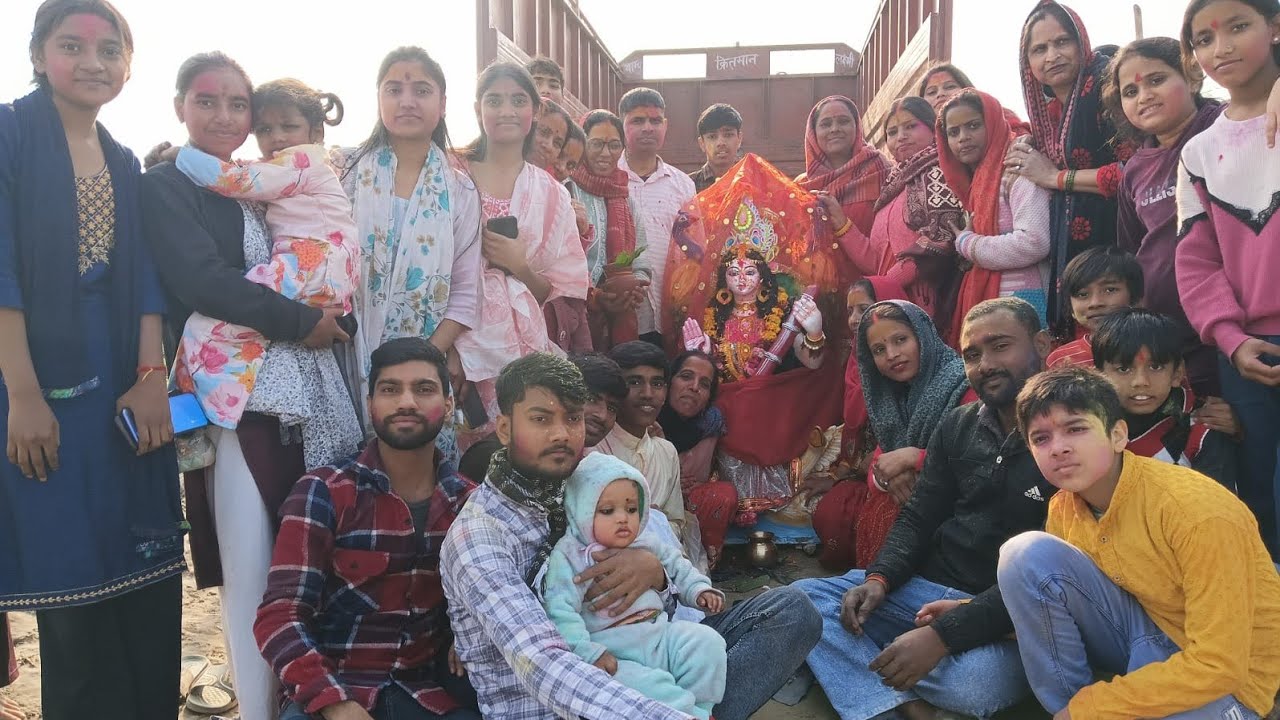 Part 2 visarjan vlog #vlog #saanvi 