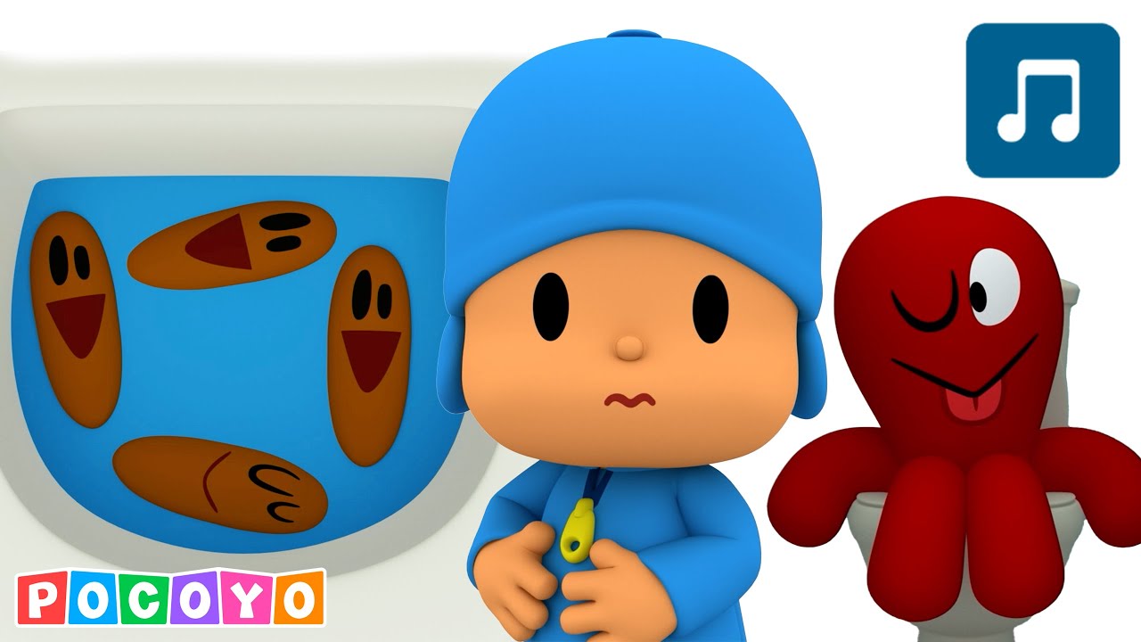 🚽 COUNT the POOPS! 🚽 [ 10 minutes ]  Nursery Rhymes & Baby Songs Pocoyo English | Cartoons for Kids