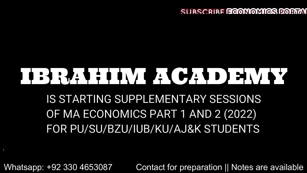 Our senior students will guide you how to clear MA Economics || Join supplementary session fast