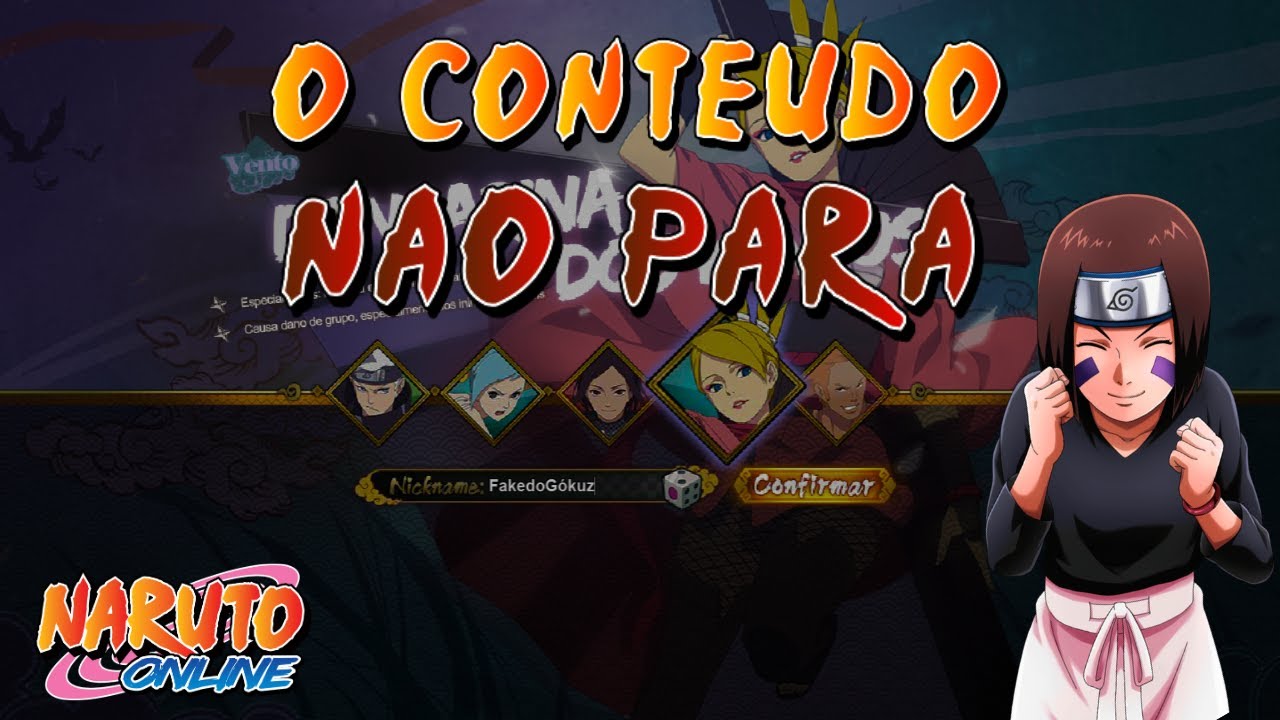 COMO CRIAR FAKE PRA RASPADINHA - NARUTO ONLINE