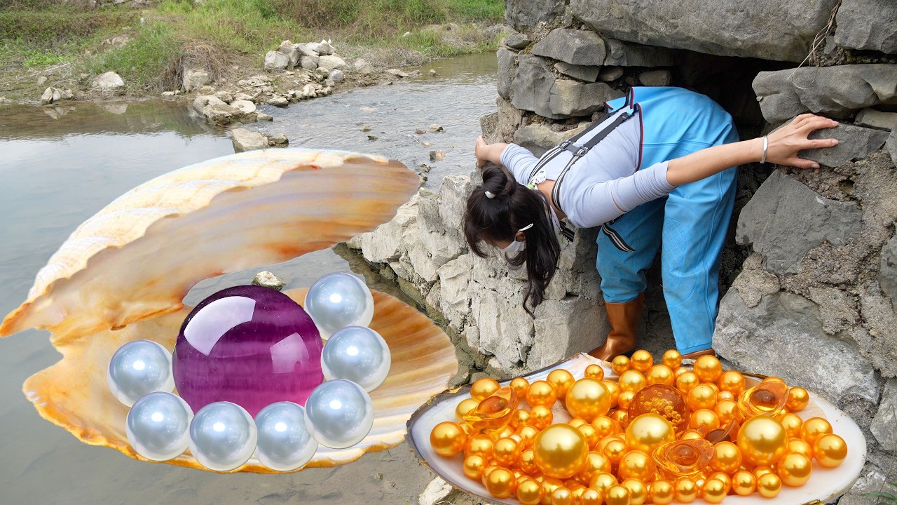 Clam-tastic Discovery! Girl’s River Dive Unleashes Pearl-Obsessed Pirate Ghost… and a Fortune!