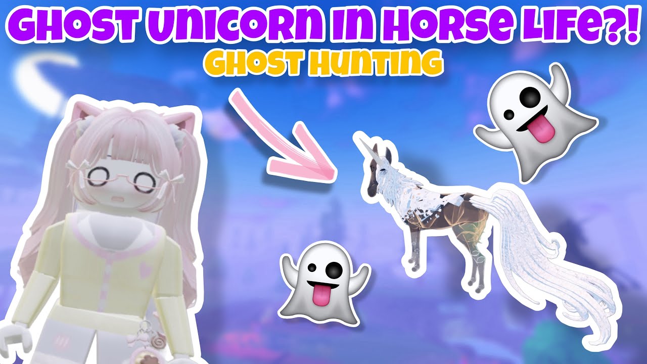 I found a GHOST UNICORN in Horse Life! Hunting for GHOST HORSES 😱👻
