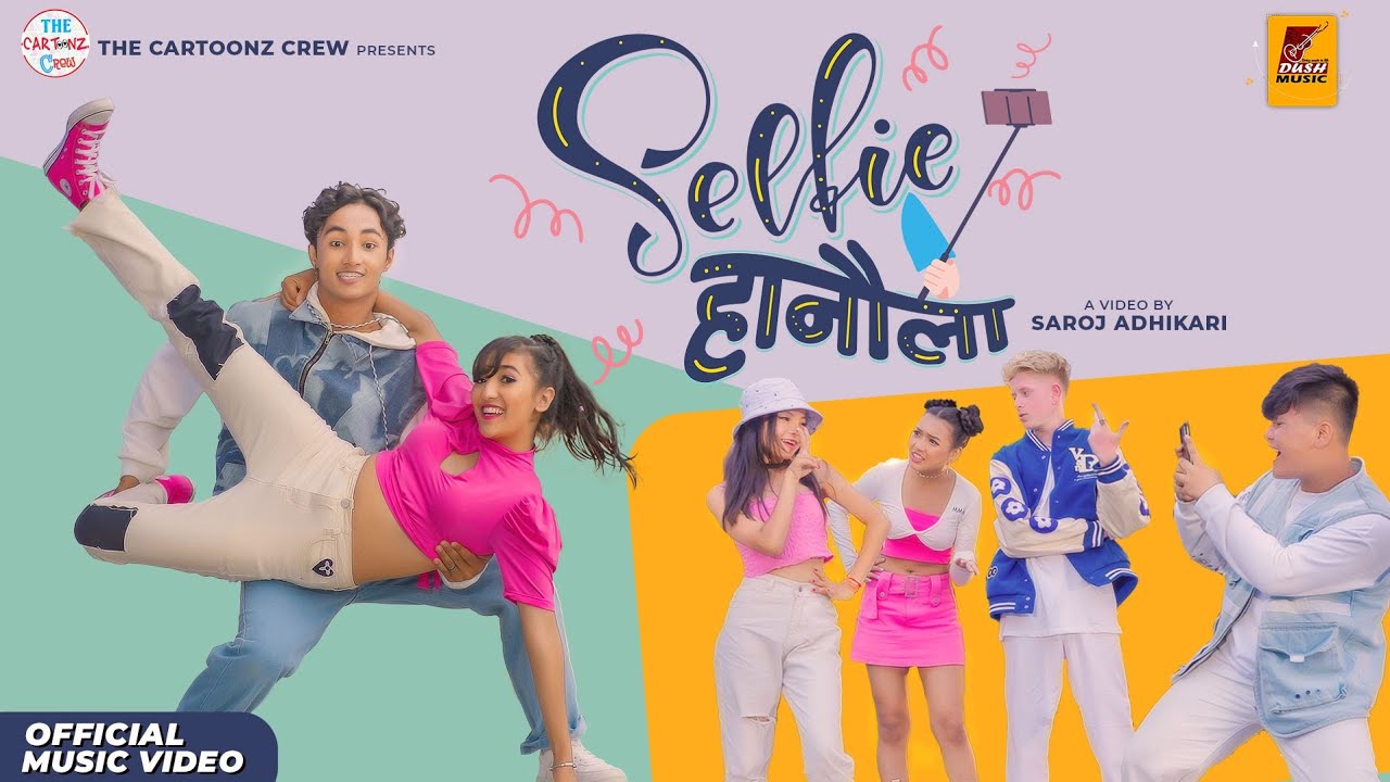 Cartoonz Crew Jr | Selfie Hanaula | Shankar Thapa (Smile) | Mamta Gurung | Official MV