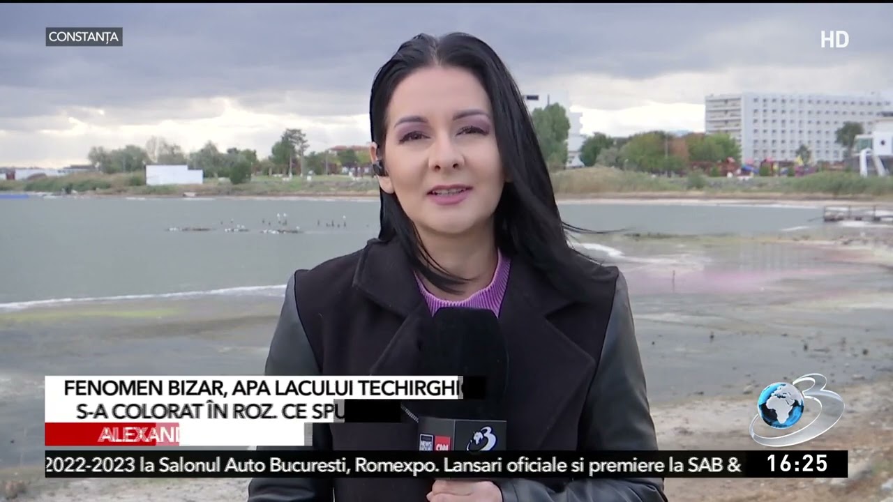 Fenomen bizar la Constanţa. Apa Lacului Techirghiol s-a colorat &icirc;n roz. Ce spun experţii