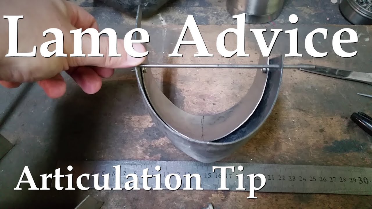 Some Lame Advice - Building articulations