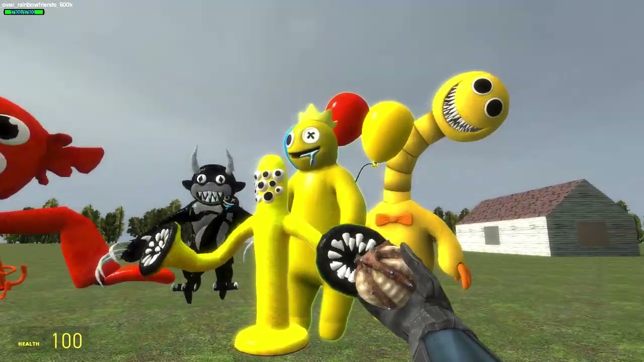 Garry's mod rainbow friends jump challenge