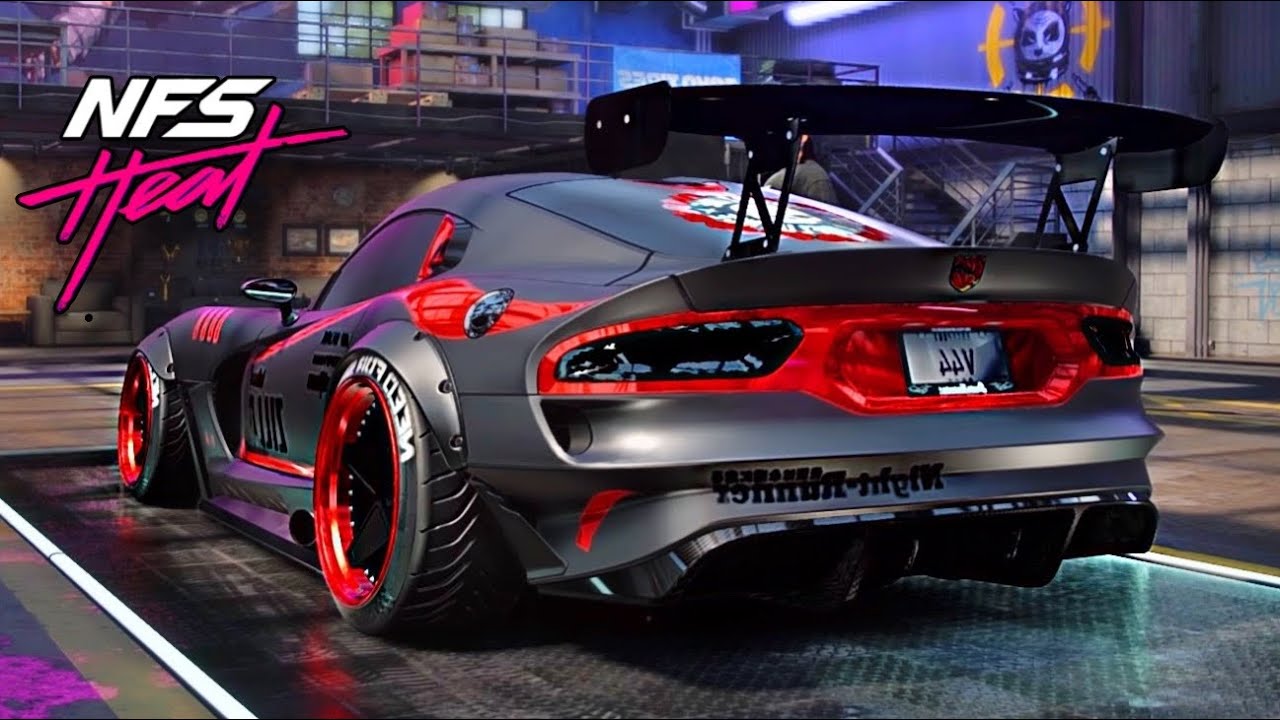 Dodge SRT viper GTS customization and gameplay NeedForSpeed HEAT