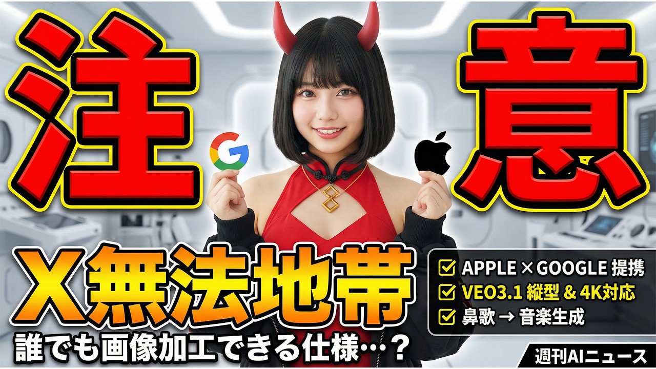 Siri終了のお知らせ？Apple×GoogleでAI勢力図が変わる！【週間AIニュース】