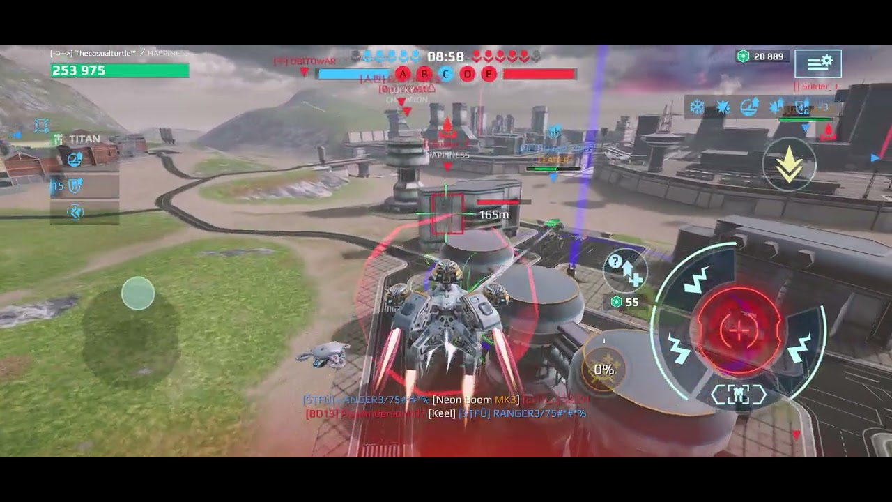 Playing war robots! Getting ready for the new update (@playwarrobots #warrobots 