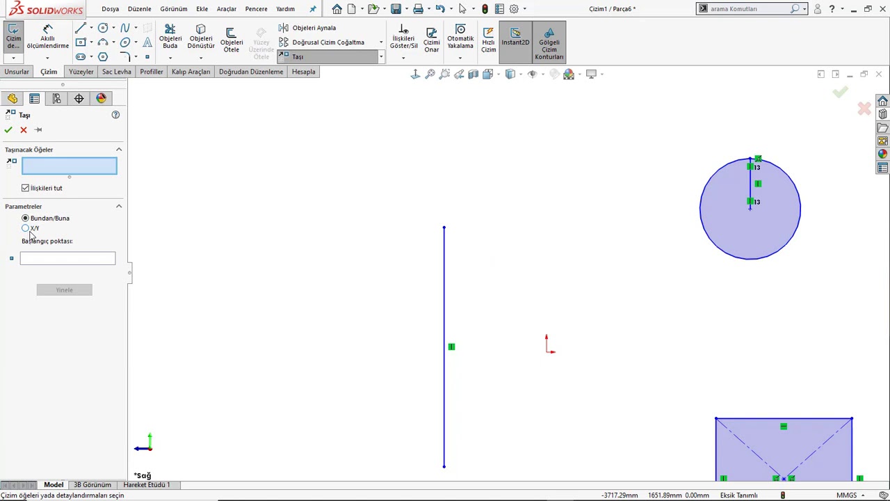 Taşı- Solidworks Eğitim Videoları